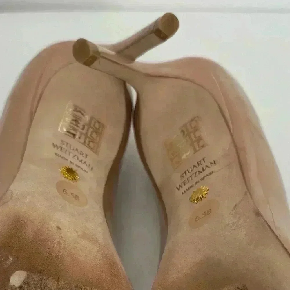 NWOT Stuart Weitzman leather heel size 6 - Picture 11 of 11